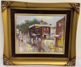 Post Impressionist Citiscape, Signed Lower Right