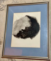 Framed Watercolor By John Pelletier