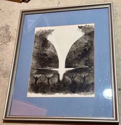 Framed Watercolor By John Pelletier