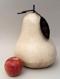 Oversized Ballard Design Cream Colored Pear