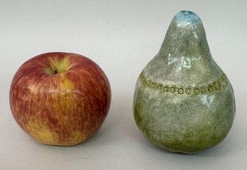 Pottery Pear Signed On Base