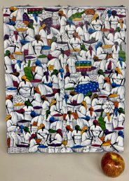 Oil On Fabric The Daily Grind By S. Vonson