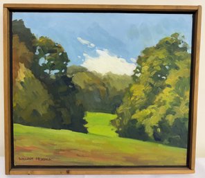 Oil On Canvas Wm. Meddick 'Rogue Cloud' 1997