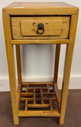 Chinese One Drawer Side Table
