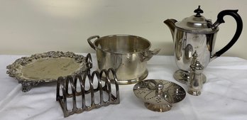 Six Miscellaneous Silver Plated Wares