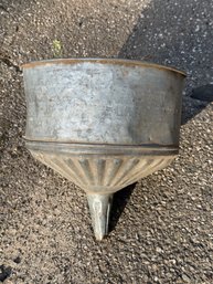 Vintage Galvanized Tractor Kerosene Funnel