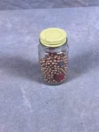 Jar Of Old BB Bullets And Random Items