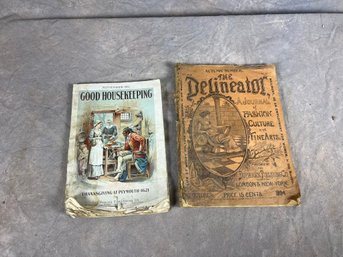 Vintage Magazines, 'the Delineator' 1894, And 'good Housekeeping' 1901