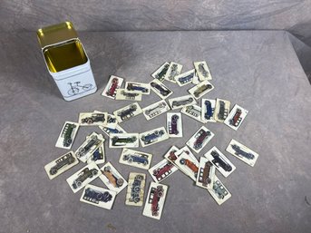 Tin Of Motor Cars Cigarette Cards By Lambert And Butler
