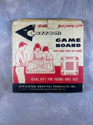Vintage Carrom Giant Game Board With Box