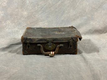 Antique Leather Suitcase