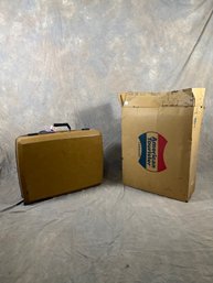 Vintage American Tourister Suitcase With Original Box