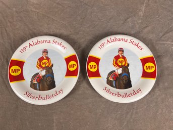 Pair Of 1999  Saratoga Racecourse Collectors Plate