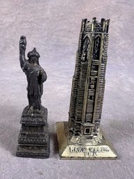 Souvenir Figurines - Statue Of Liberty And Singing Tower