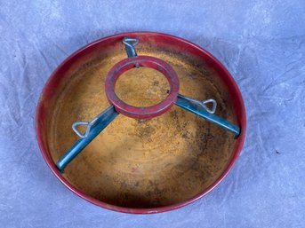 Antique Painted Christmas Tree Stand