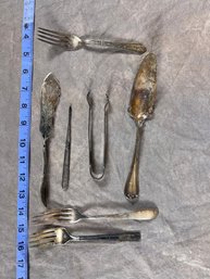 Assorted Plated Flatware As Seen In Photos