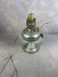 Vintage  Electric Converted Oil Lamp