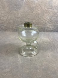 Early American Pattern Glass Finger Oil Lamp