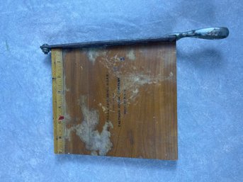 Antique Wooden No.2 Kodak Trimming Board