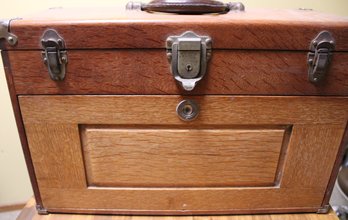 Vintage/Antique Union Wood Machinist's Cabinet--NO SHIPPING
