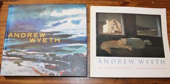 2 Oversized Books On The Art Of Andrew Wyeth