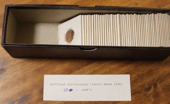 48 1955D Uncirculated Lincoln Wheat Pennies