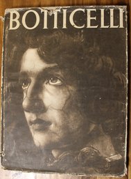1917 Botticelli Oversized Art Book W/ Dust Jacket