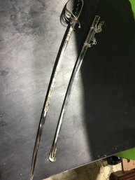36 Inch Long Engraved US Ceremonial Sword
