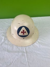 Vintage Auxiliary Firefighter Helmet