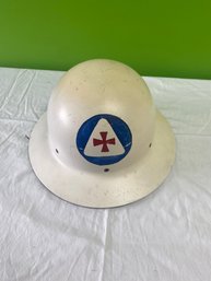 Vintage Auxiliary Firefighter Helmet