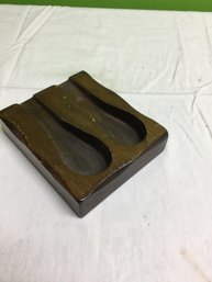 Vintage Wood Pipe Stsnd